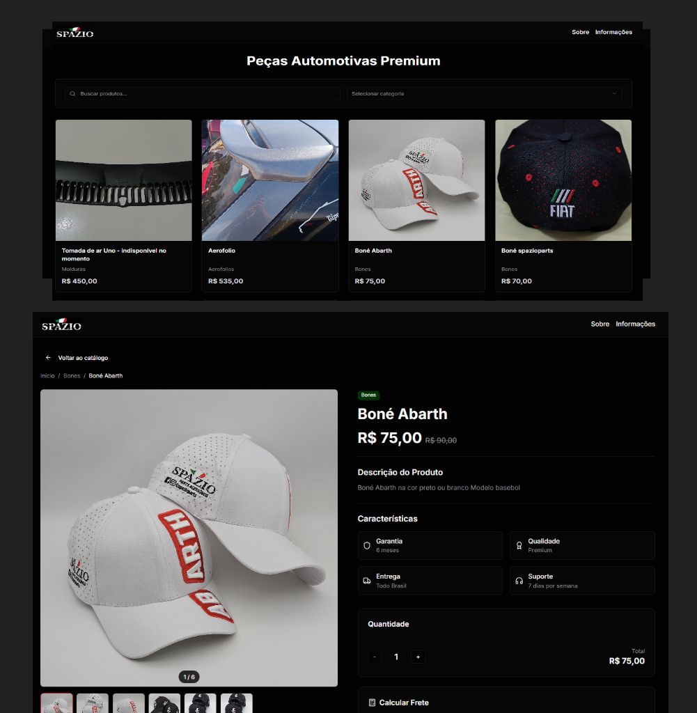 Micro E-commerce automotivo